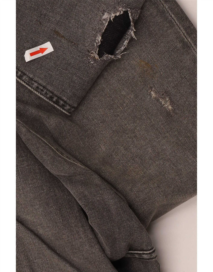Blugi pentru bărbați slim învechiți Zara EU 40 Medium L31 L31 Bumbac gri