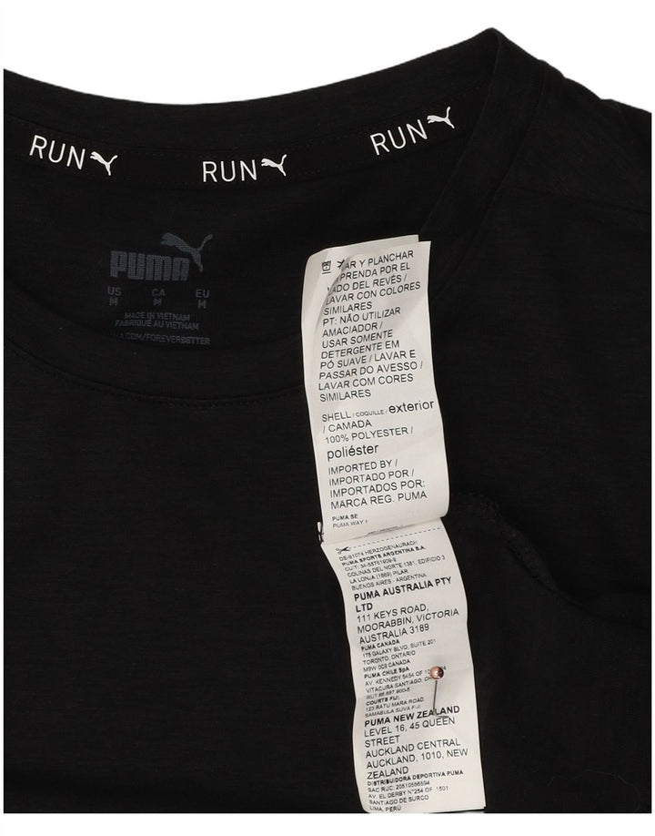 Tricou pentru bărbați Puma Top Medium Negru Poliester