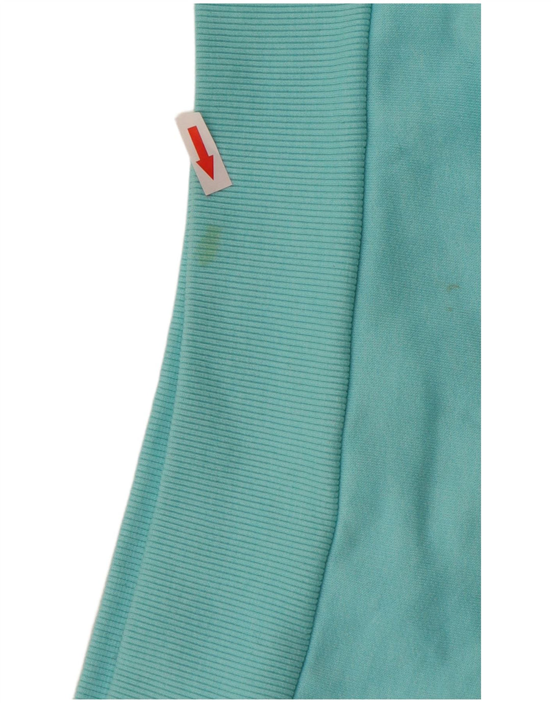 WEIRD FISH Pulover cu glugă cu grafic pentru femei UK 10 Bumbac turcoaz mic