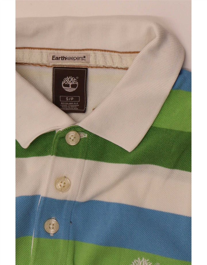 Cămașă polo Timberland pentru bărbați, în formă regulată, cu dungi multicolore
