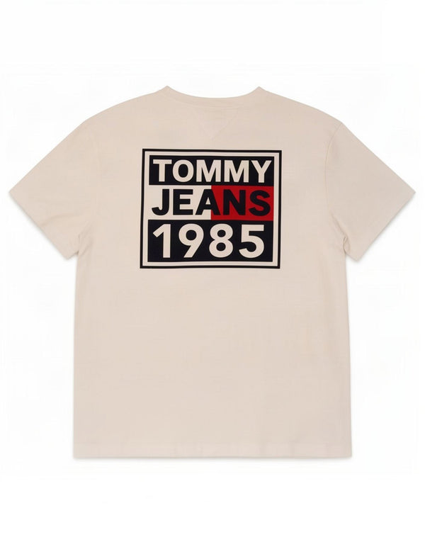 Tricou grafic Tommy Hilfiger pentru bărbați Top XL Bumbac alb