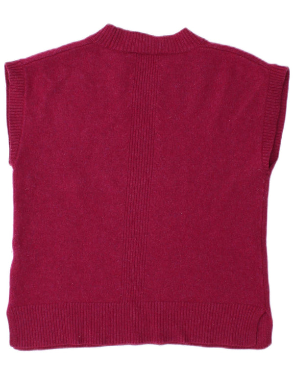 Crew Clothing Vestă pentru femei Tank Top UK 10 Small Pink Wool