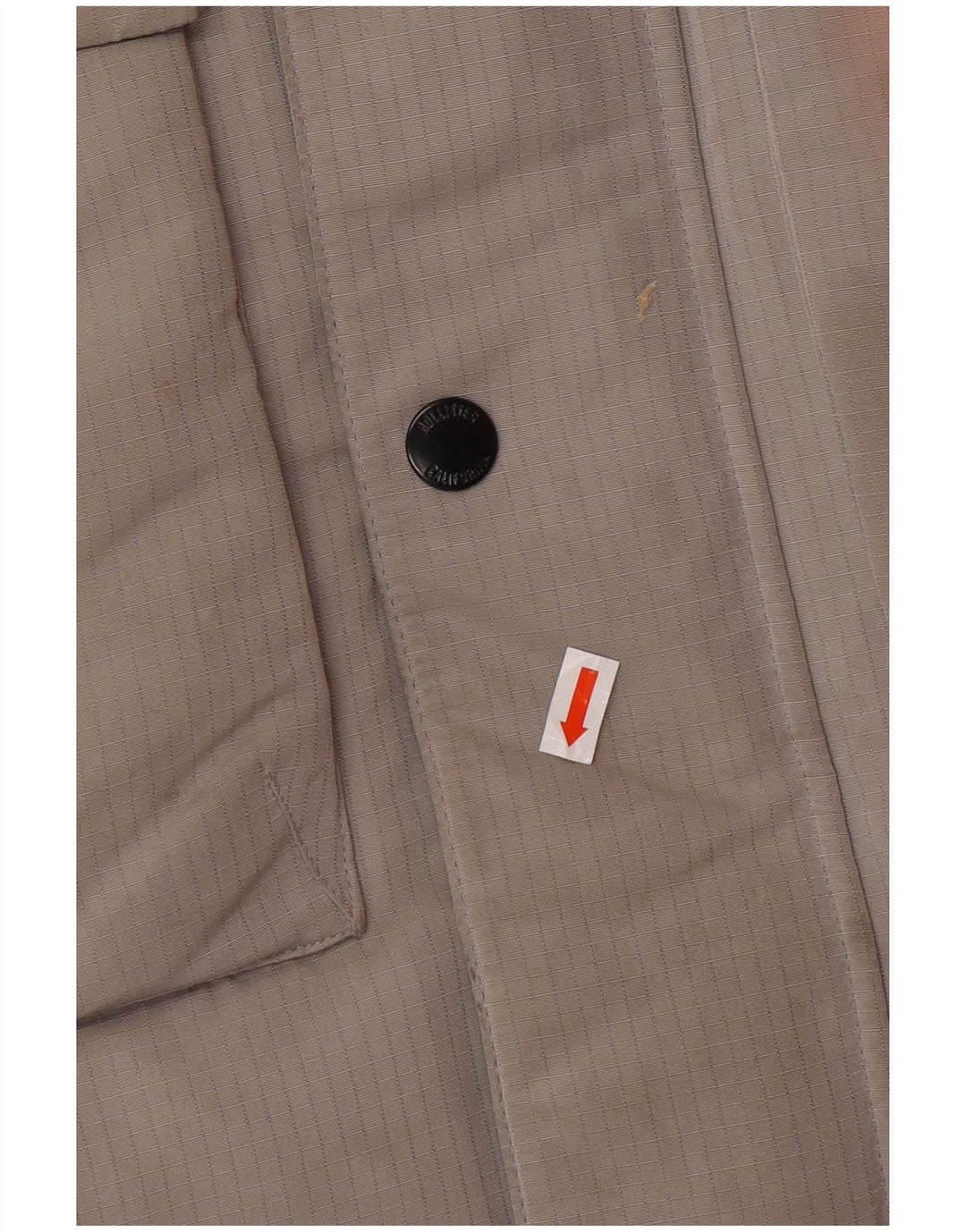 Jachetă căptușită cu glugă pentru bărbați HOLLISTER UK 40, mare, gri, poliester