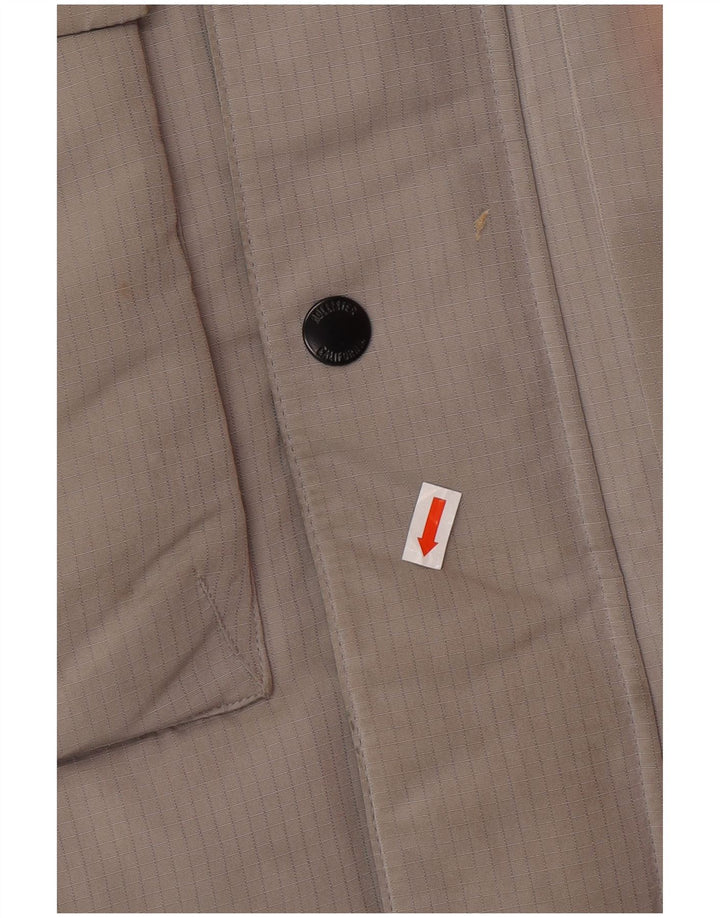 Jachetă căptușită cu glugă pentru bărbați HOLLISTER UK 40, mare, gri, poliester