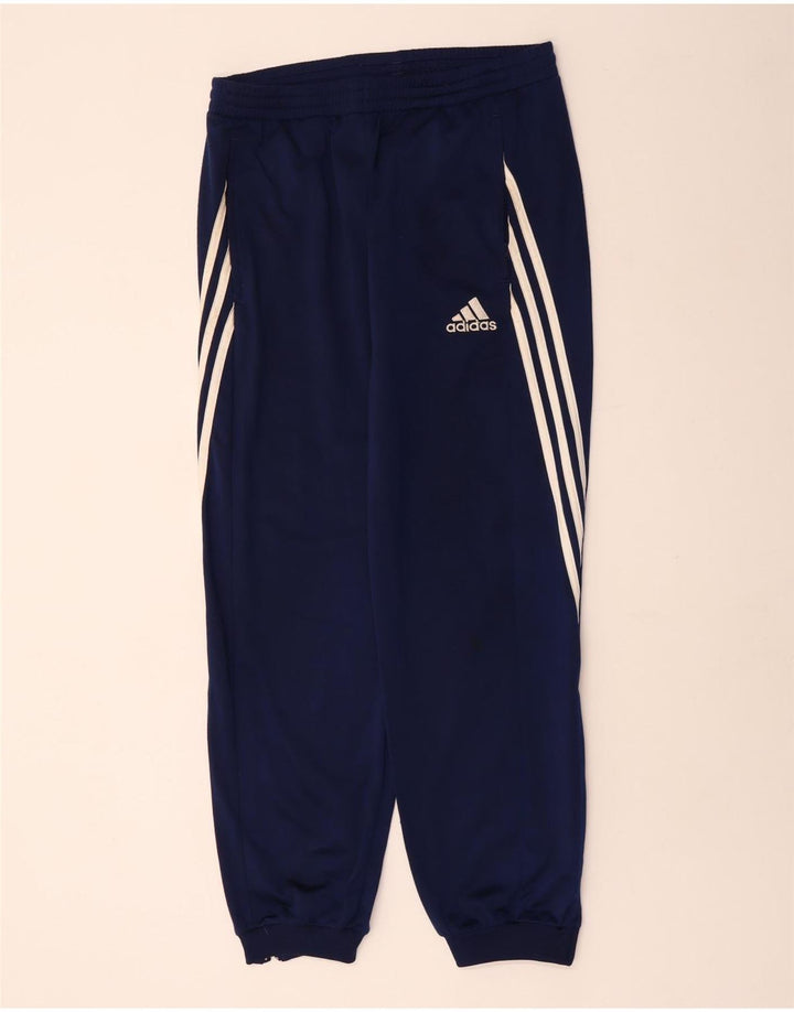 Pantaloni de trening Adidas pentru bărbați, poliester mediu albastru bleumarin
