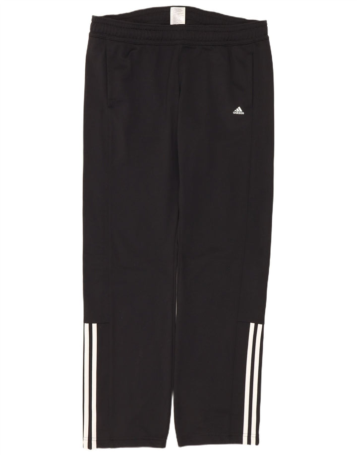 Pantaloni de trening Adidas pentru femei UK 12/14 Poliester mediu negru
