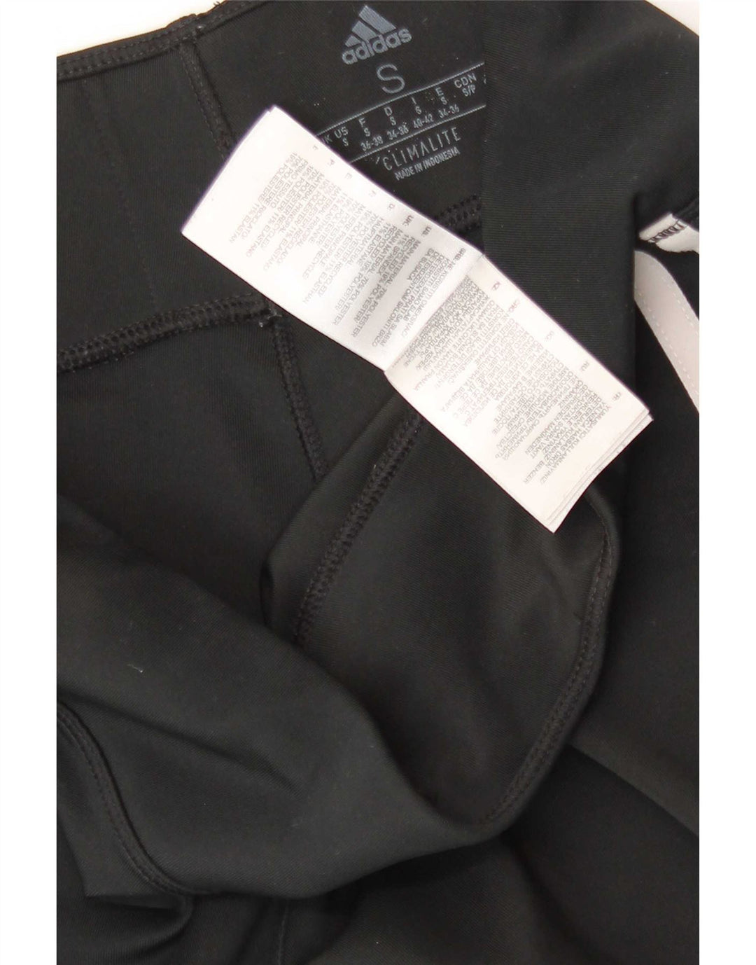 Leggings Climalite Adidas pentru femei UK 8/10 Poliester negru mic