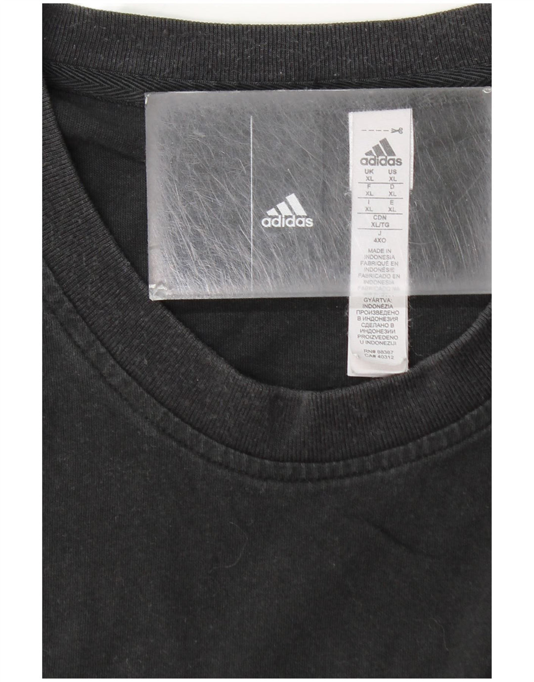 Tricou bărbați ADIDAS Top XL bumbac negru