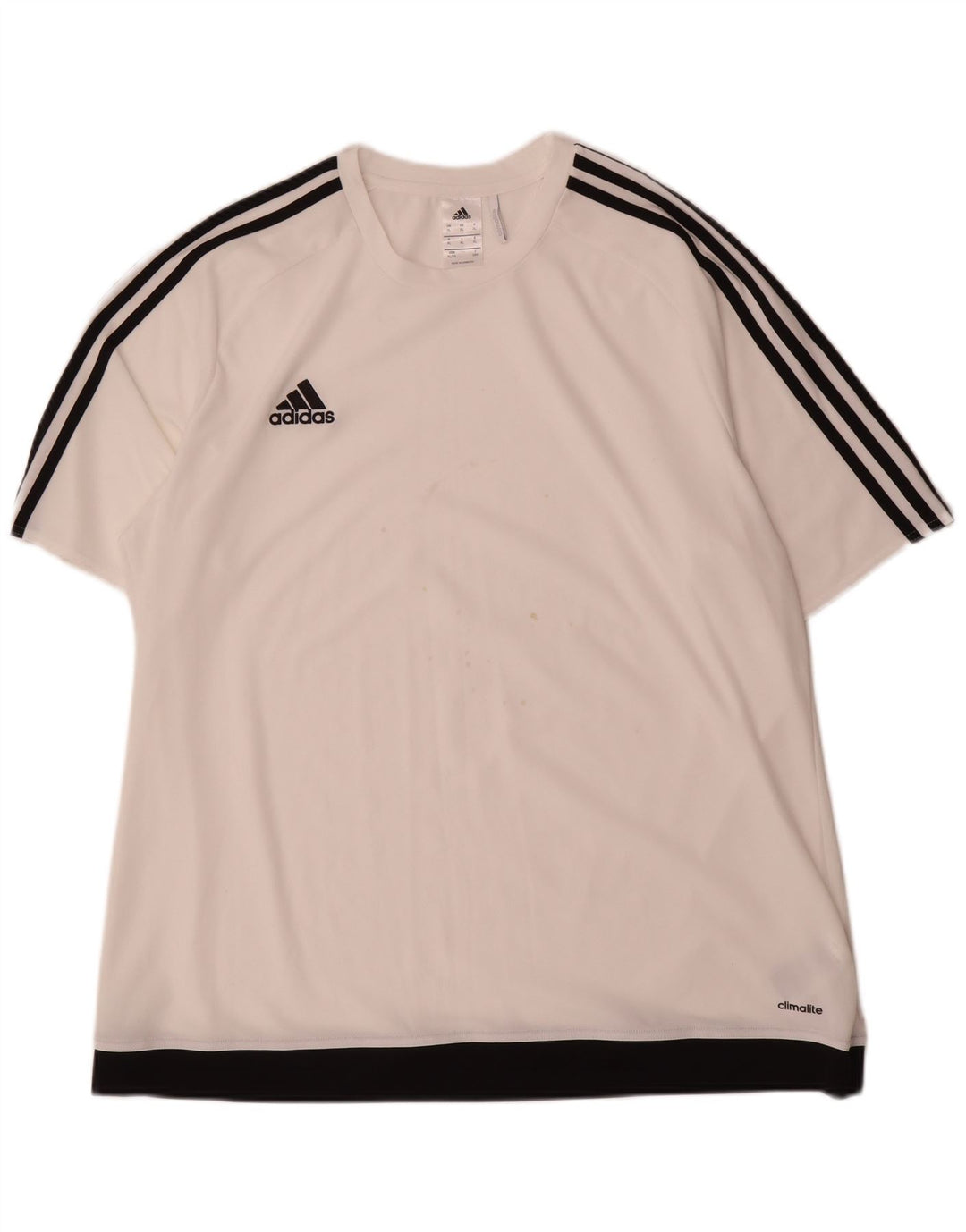 Tricou Adidas Climalite pentru bărbați Top XL, alb, poliester color bloc