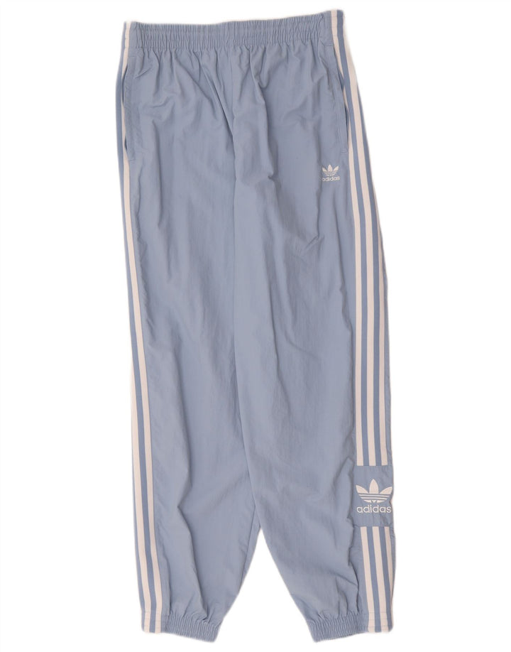 Pantaloni de trening Adidas pentru femei Joggeri UK 14 Poliester albastru mediu
