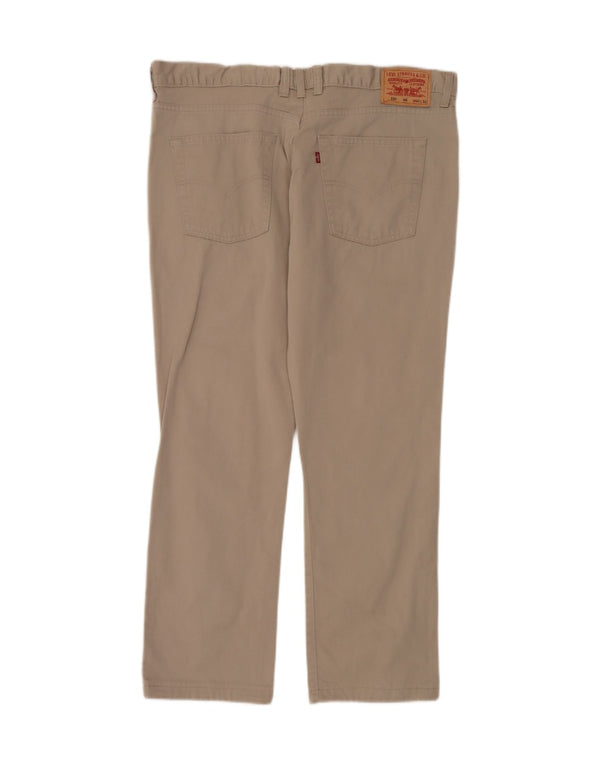 Pantaloni casual drepti pentru bărbați Levi's 581 L40 L30 bumbac bej