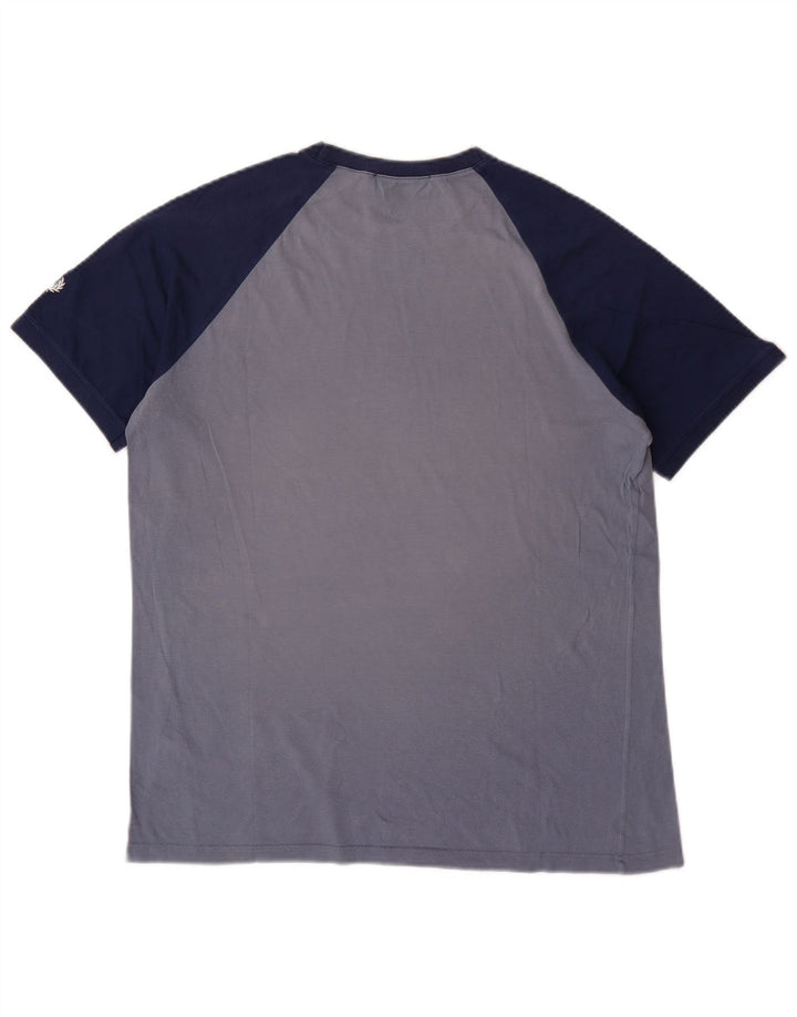 Tricou grafic pentru bărbați FRED PERRY Top Medium Blue Colorblock