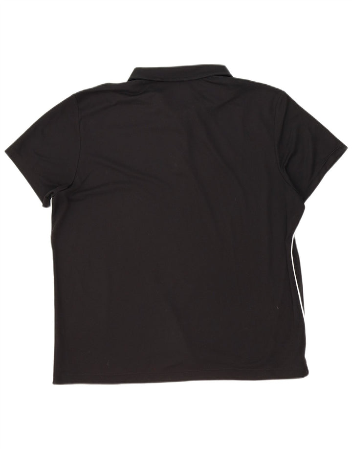 Tricou polo ADIDAS Climalite pentru bărbați XL negru
