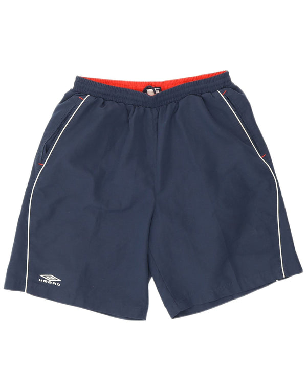 Pantaloni scurți sport Umbro pentru bărbați, mari, albastru, poliester