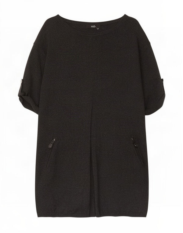 Rochie cu pulover pentru femei Marks & Spencer cu mâneci 3/4 UK 8, mic, gri, viscoză
