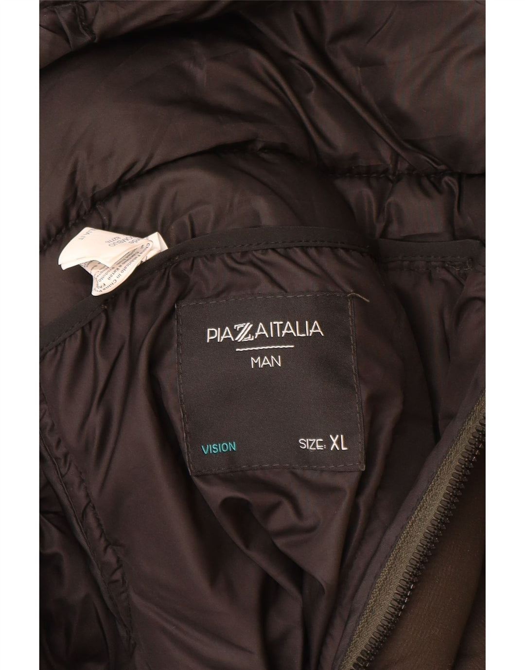 Jachetă căptușită pentru bărbați PIAZZA ITALIA UK 42 XL Nylon gri