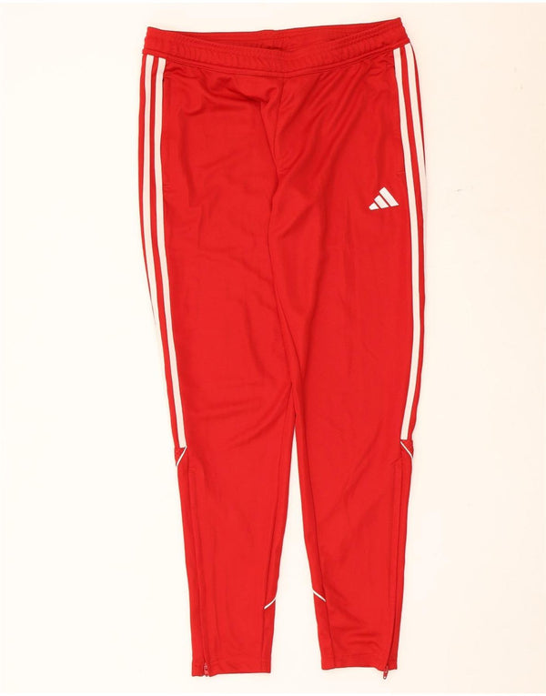 Pantaloni de trening Adidas Aeroready Regular Fit pentru femei UK 14 Medium Red