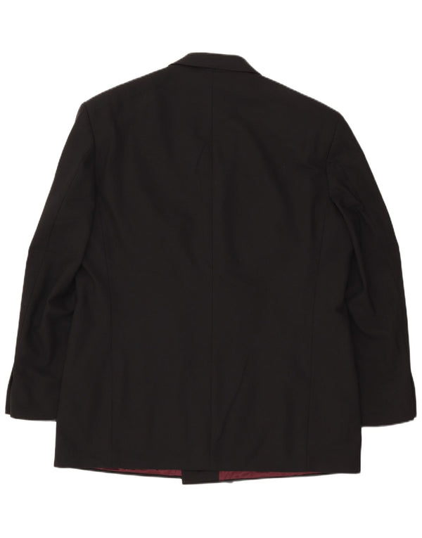 Jachetă pentru bărbați Marks & Spencer cu două piepturi, UK 44 XL, poliester negru