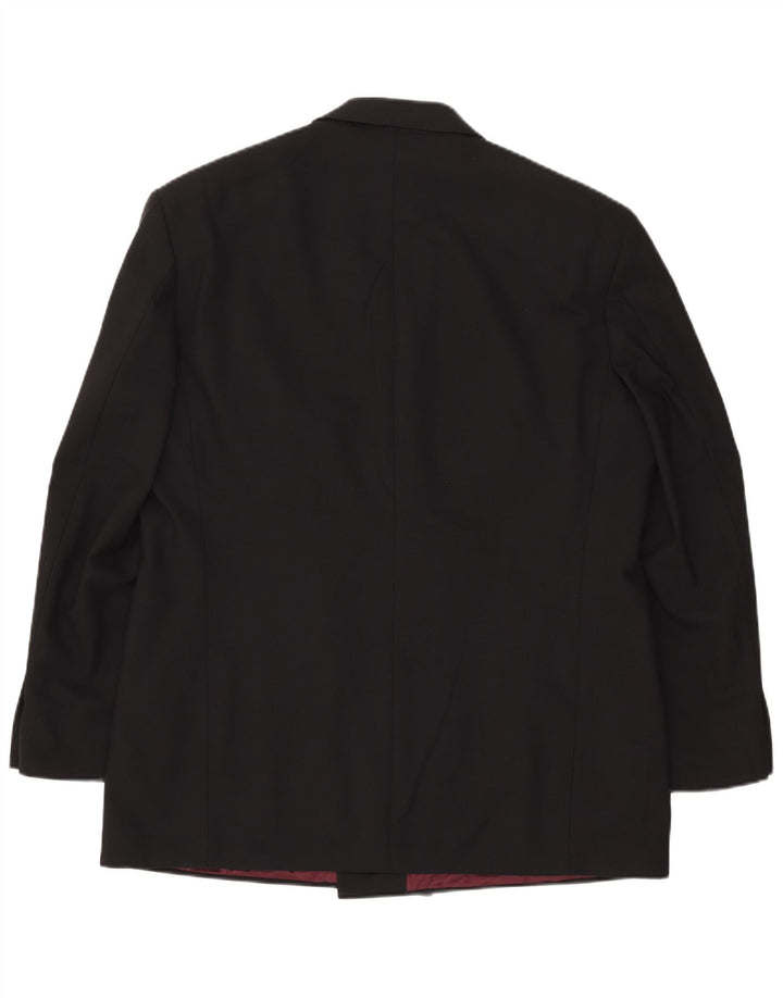 Jachetă pentru bărbați Marks & Spencer cu două piepturi, UK 44 XL, poliester negru