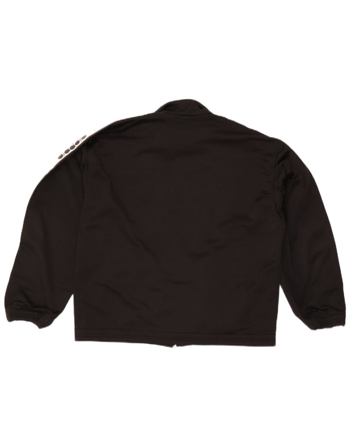 Jachetă de trening grafică pentru bărbați Diadora UK 38 Medium Black Colorblock