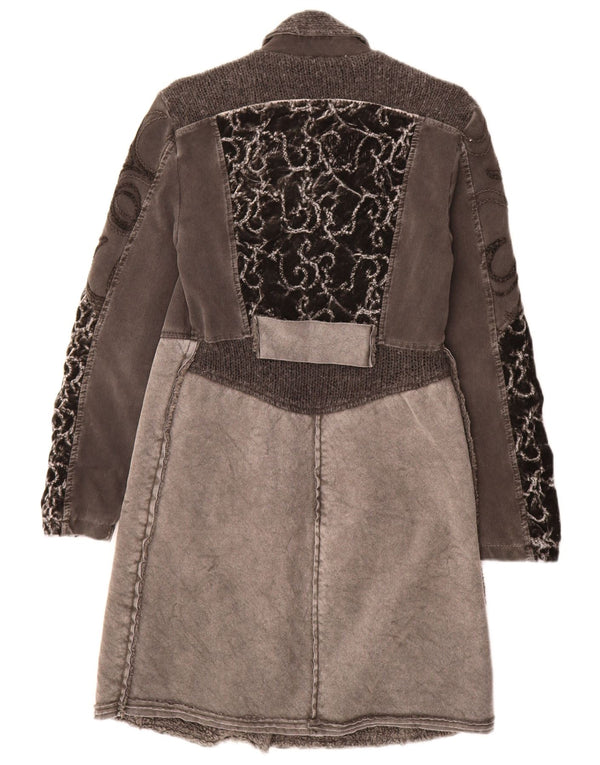 Elisa Cavaletti Pardesiu pentru femei UK 10 Small Grey Paisley