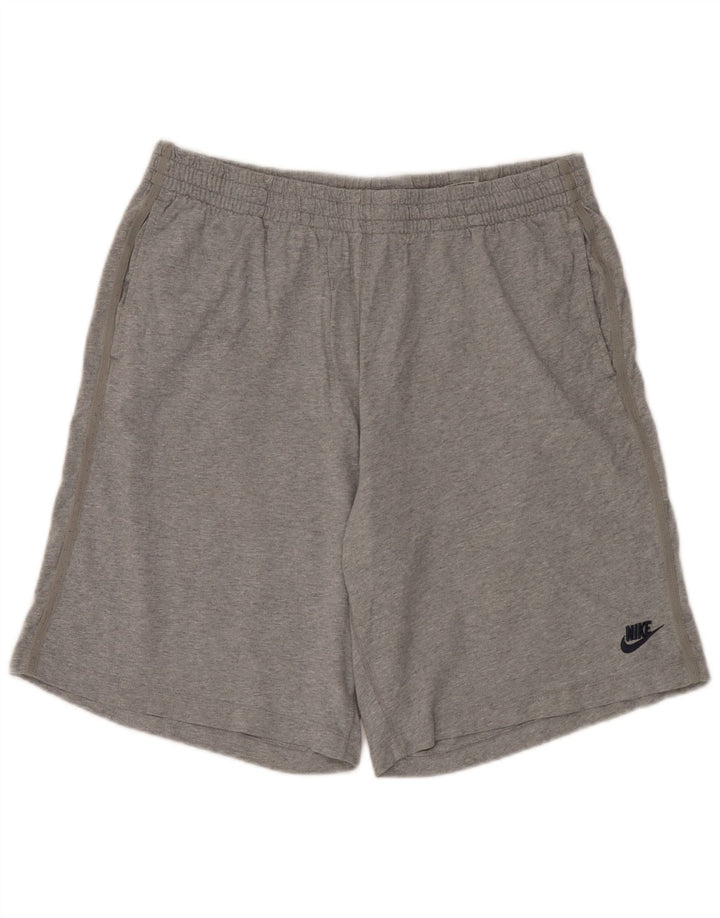 Pantaloni scurți sport Nike pentru bărbați 2XL, bumbac gri