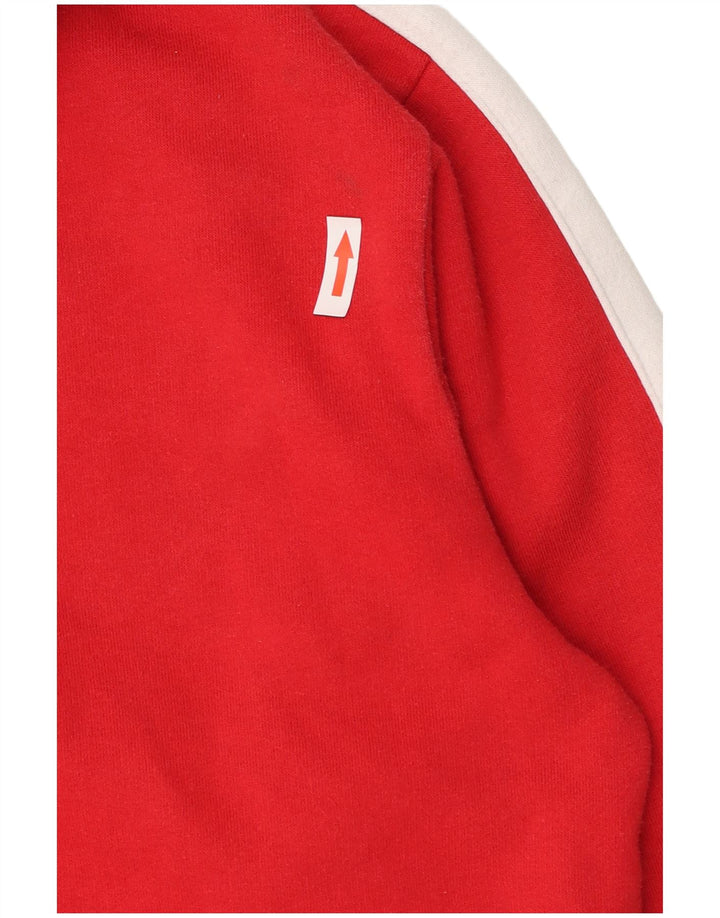 Pulover Nike pentru bărbați cu glugă grafică, roșu mediu, bumbac color bloc