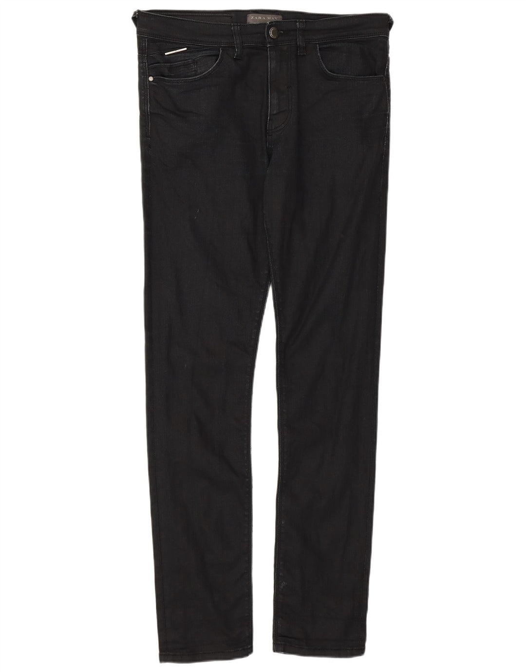 Blugi skinny pentru bărbați ZARA EU 40 Medium W31 L30 Bumbac negru