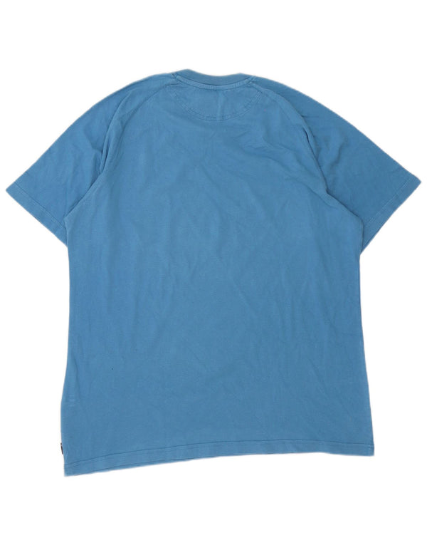 Tricou pentru bărbați Adidas Top Medium Blue Bumbac