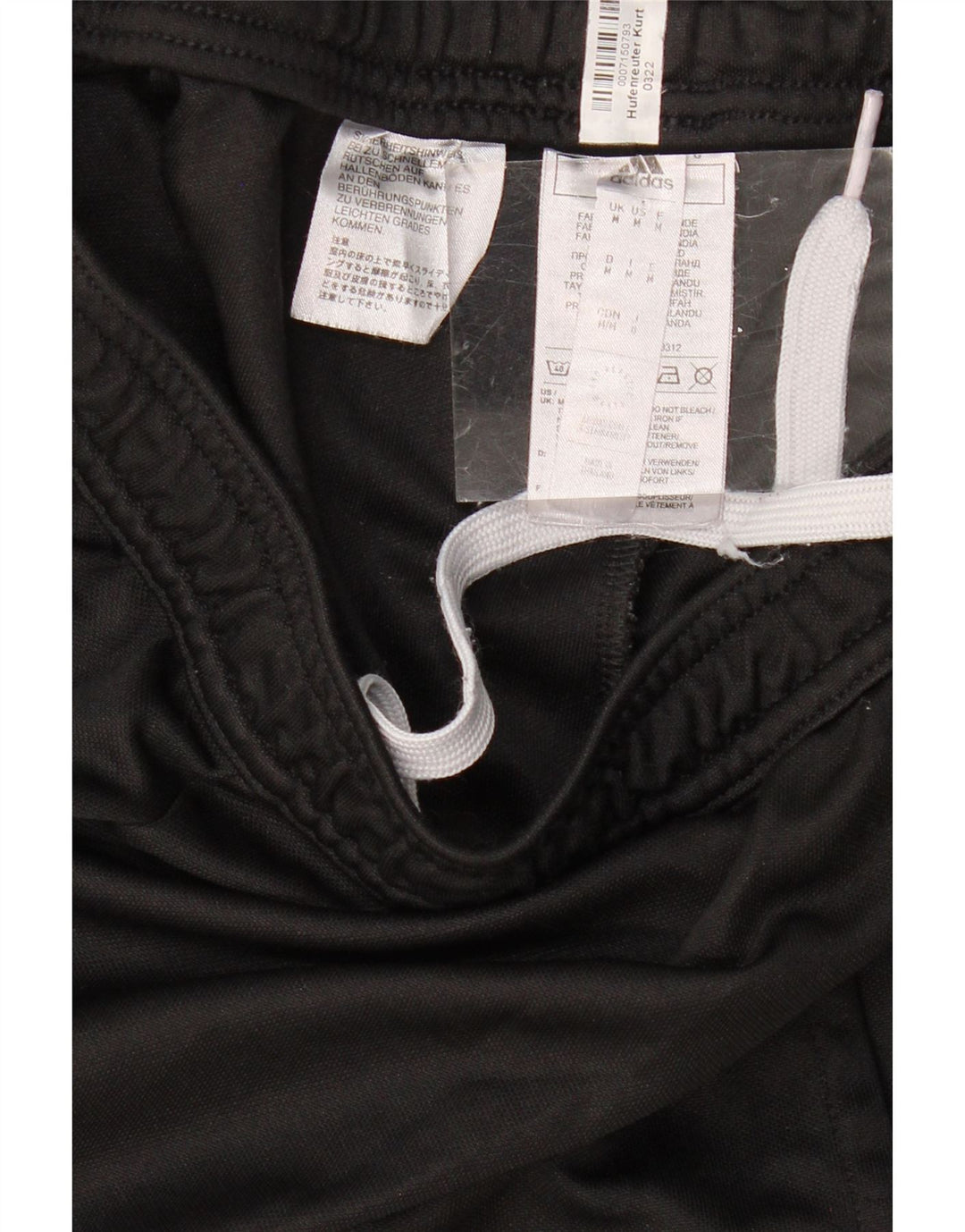 Pantaloni de trening ADIDAS Aeroready pentru bărbați, poliester mediu negru