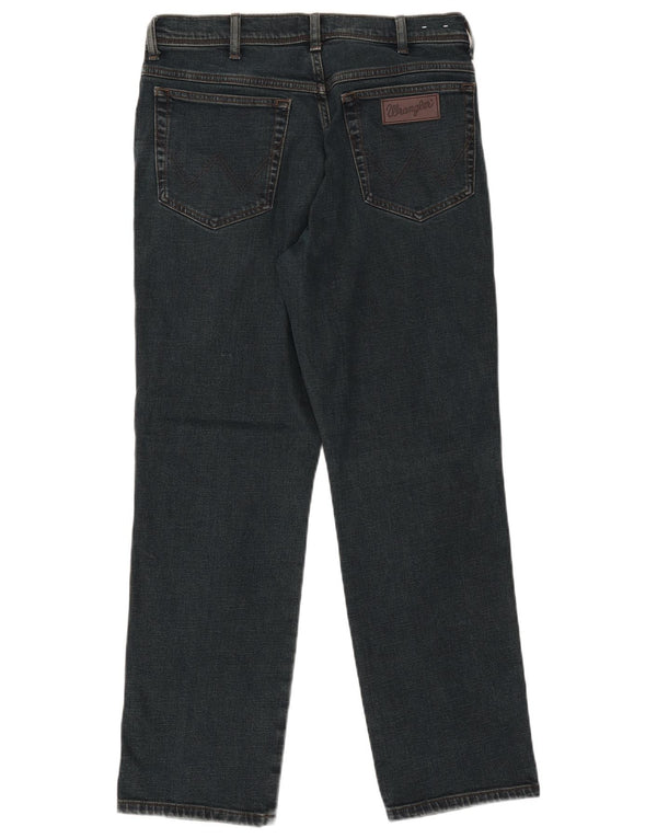 Blugi drepte pentru bărbați Wrangler Texas W34 L30 bumbac albastru
