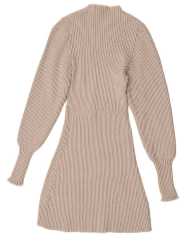 Rochie cu mânecă lungă pentru femei Zara UK 8 Small White
