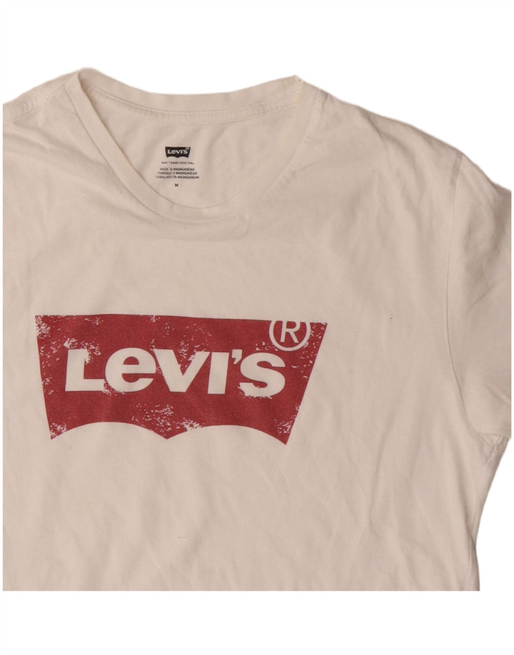 Tricou grafic pentru bărbați Levi's Top Medium White Bumbac