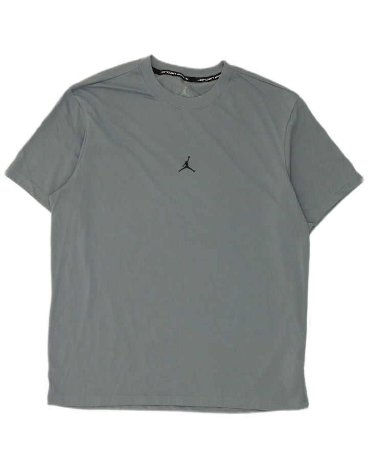 Tricou Jordan Dri Fit pentru bărbați Top din bumbac gri mediu