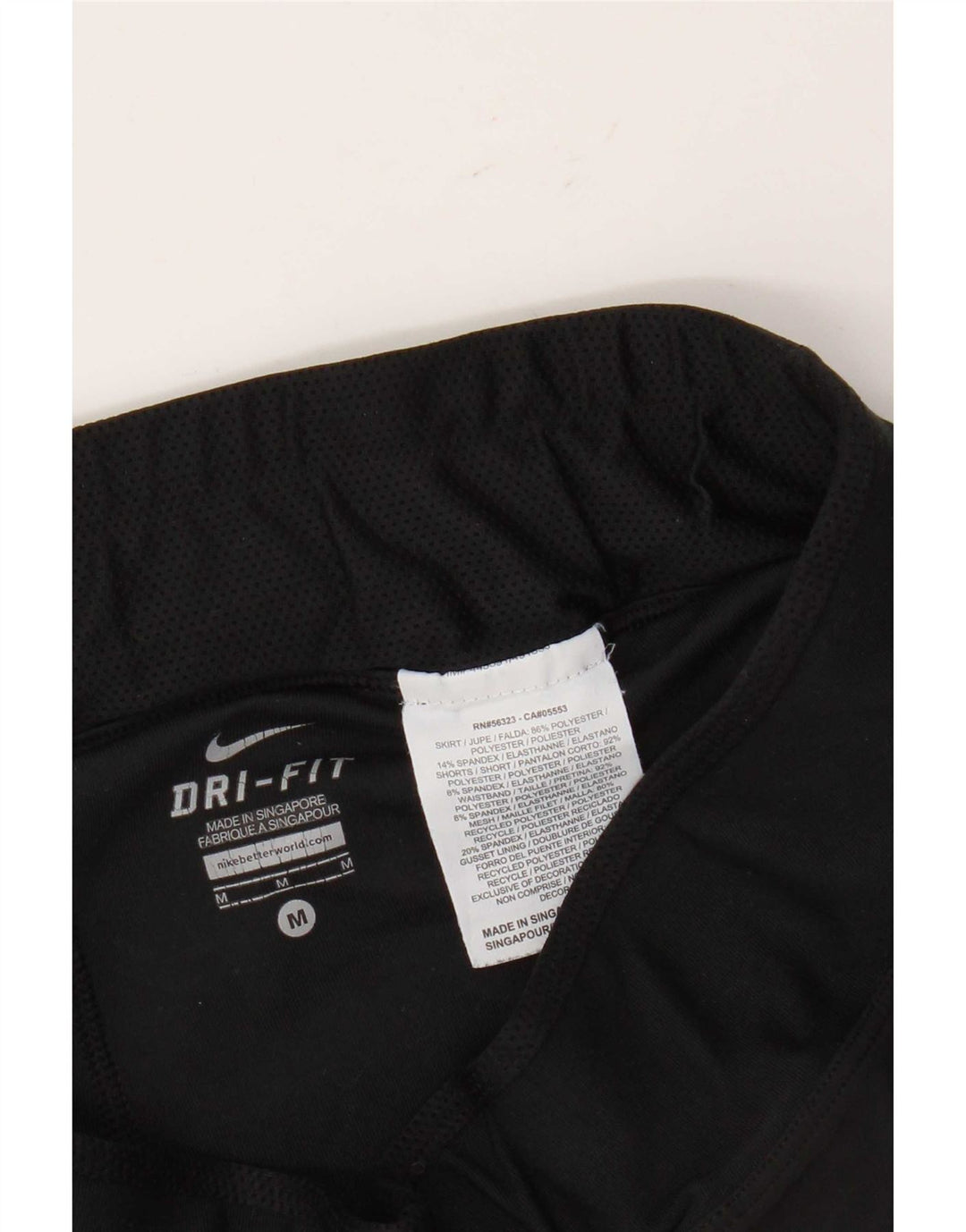 Skort Nike Dri Fit pentru femei UK 14 Medium Black Poliester