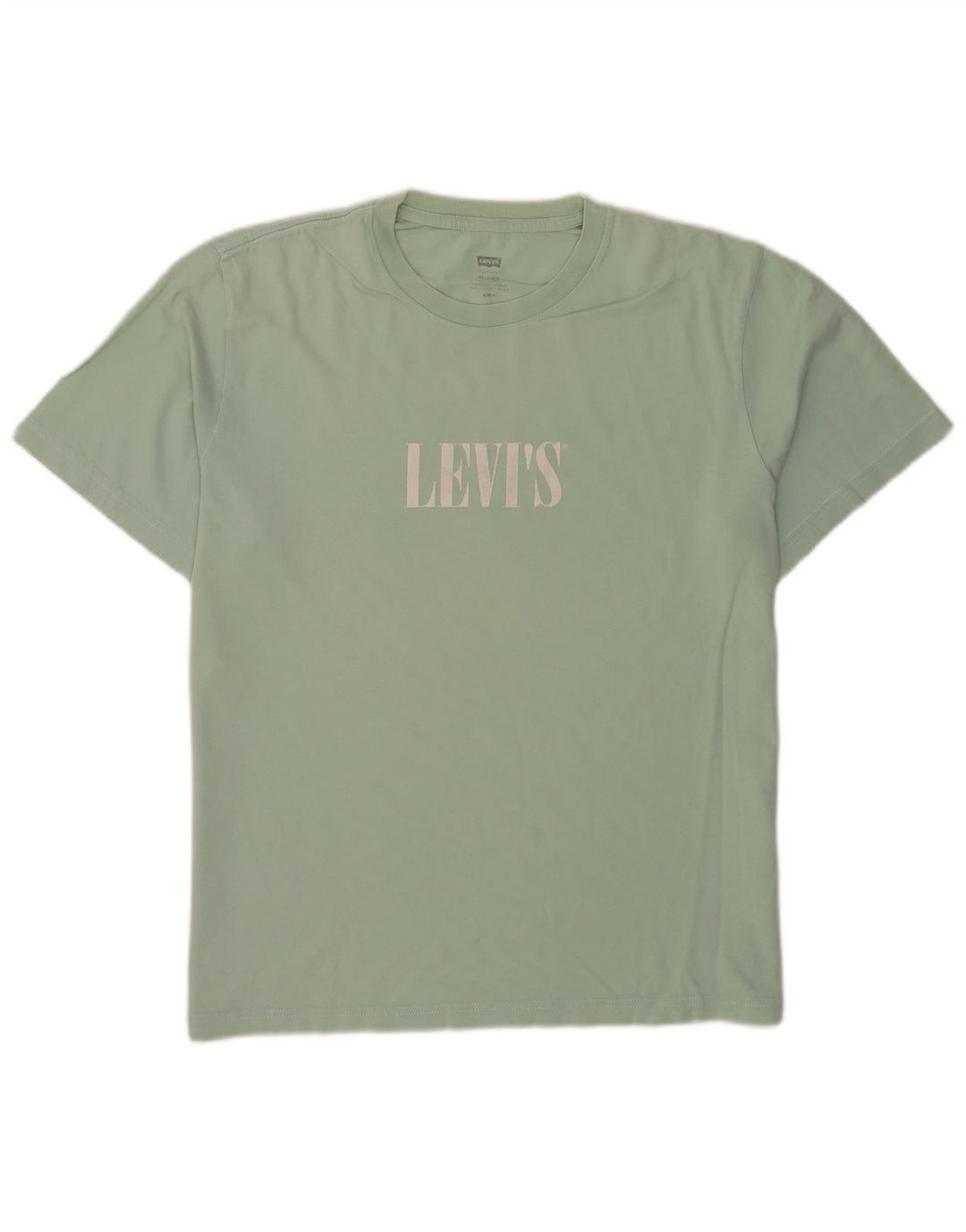 Tricou grafic pentru bărbați Levi's Relaxed Fit Top din bumbac verde mediu