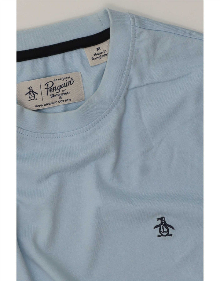 Tricou pentru bărbați Penguin Top Bumbac albastru mediu