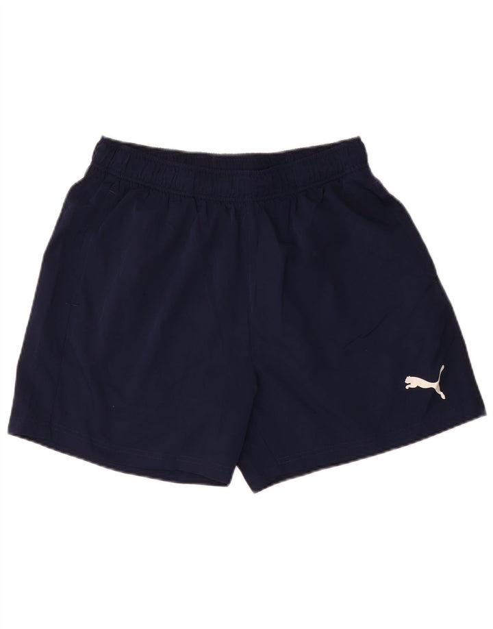 Pantaloni scurți sport Puma pentru bărbați, mari, albastru, poliester