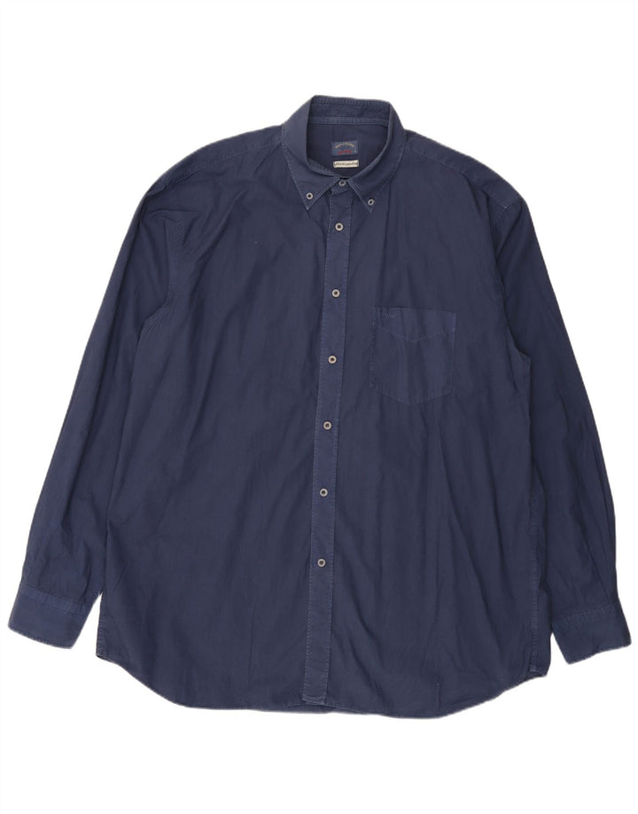 Cămașă pentru bărbați PAUL & SHARK Mărimea 46 2XL Bleumarin