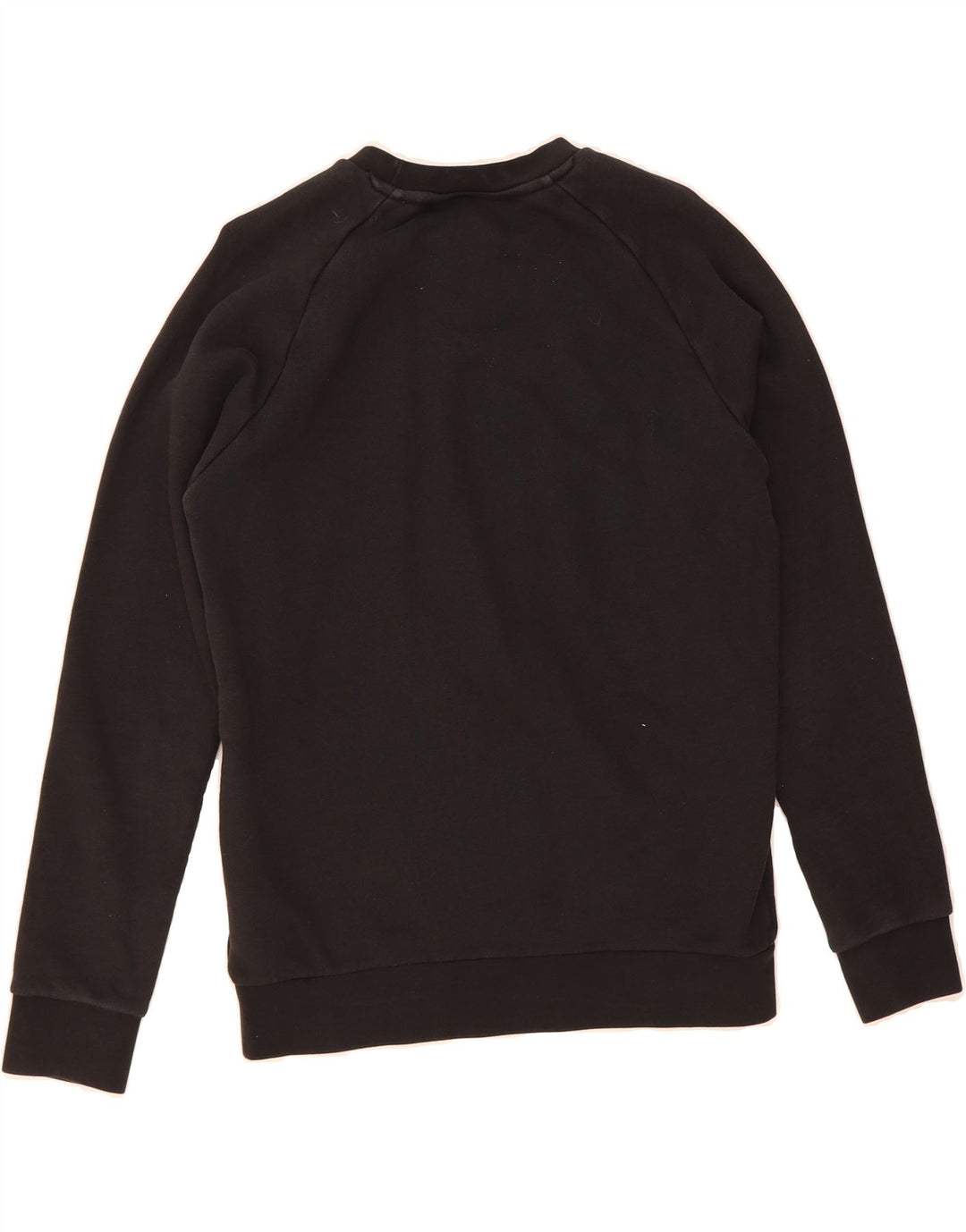 ADIDAS Mens Graphic Sweatshirt Jumper Small Black Cotton Vintage Adidas and Second-Hand Adidas from Messina Hembry 