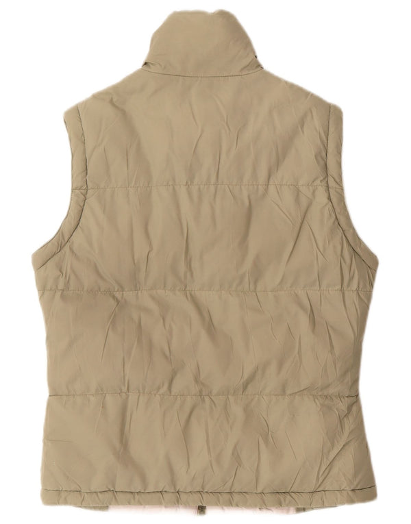 Gilet căptușit pentru femei ASICS UK 14 Medium Khaki Colorblock Poliester