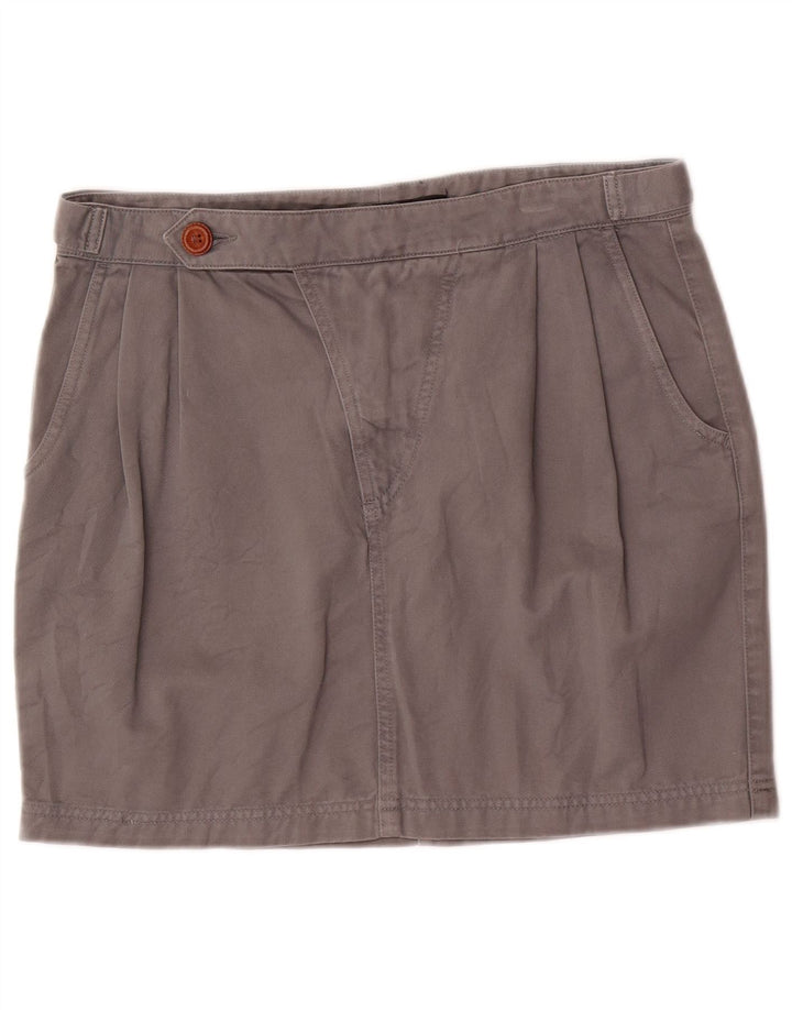 Fustă Mini Trafaluc Pegged pentru Damă Zara EU 40 Medium W30 Bumbac Gri