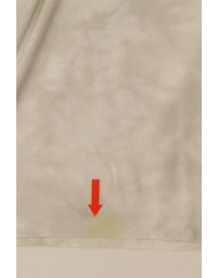 Tricou pentru bărbați Champion Top mare, alb, din bumbac Tie Dye