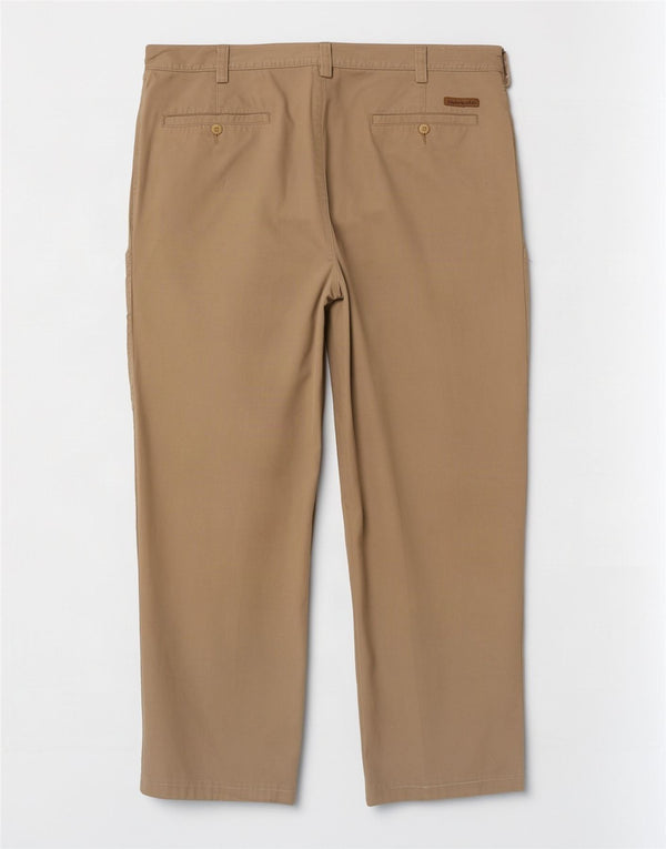 Timberland Mens Straight Chino Trousers W42 L28 Beige Cotton
