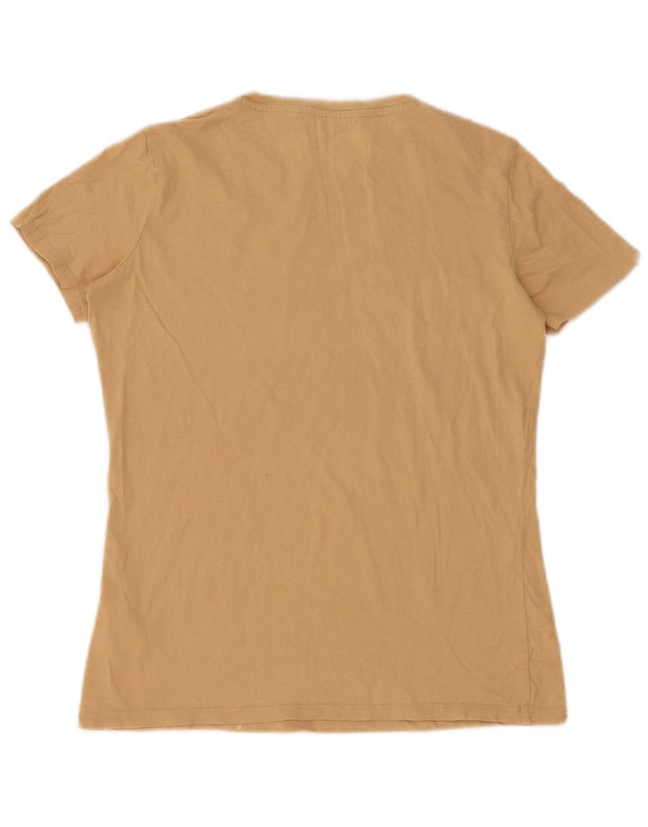 Tricou pentru femei Guess Top UK 12 Medium Beige Bumbac
