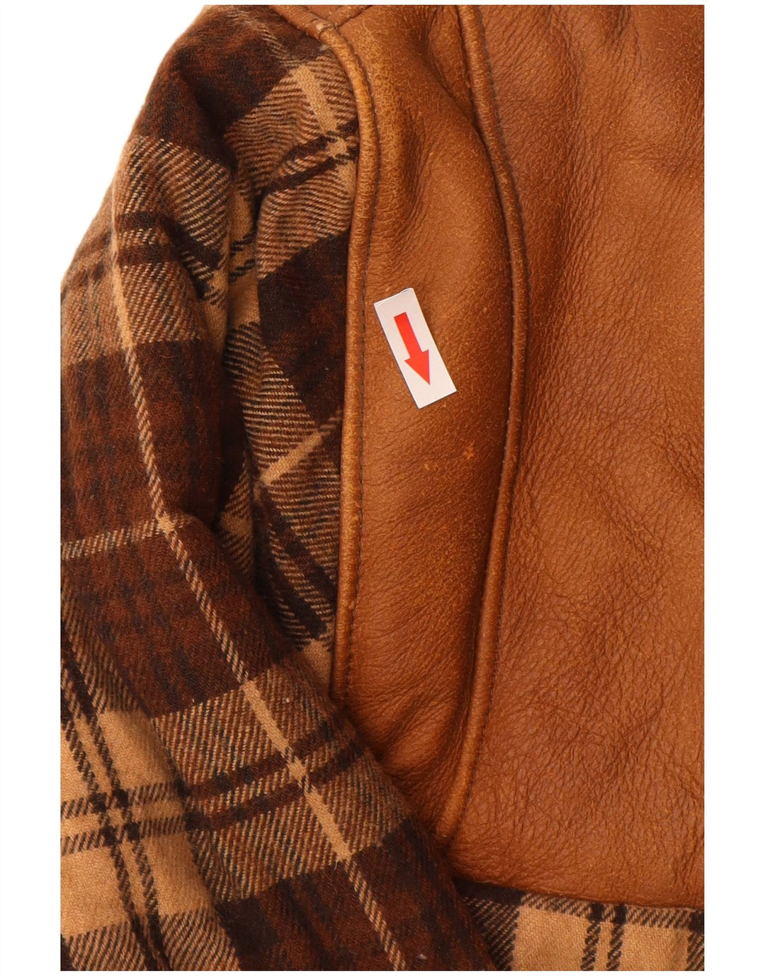 Jachetă din shearling pentru bărbați Barbieri IT 48 Medium Brown Check