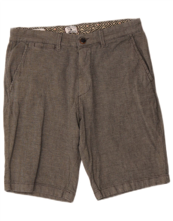 Pantaloni scurți chino obișnuiți pentru bărbați Jack & Jones, bumbac gri, mediu W32