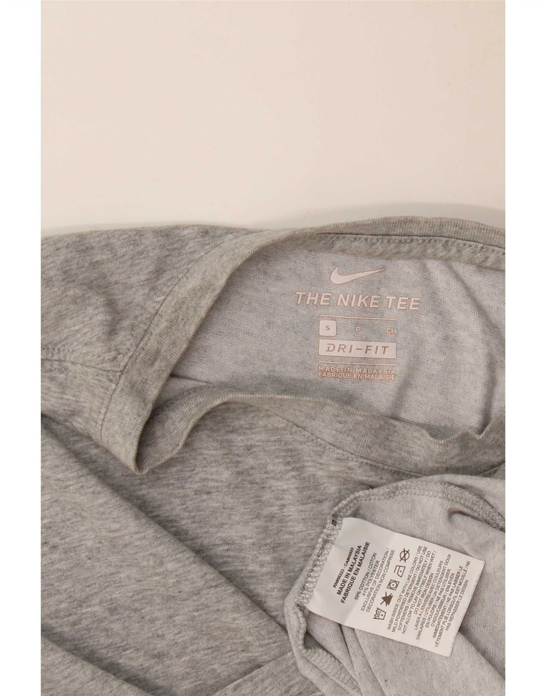 Tricou Nike Dri Fit pentru bărbați Top mic, gri, bumbac