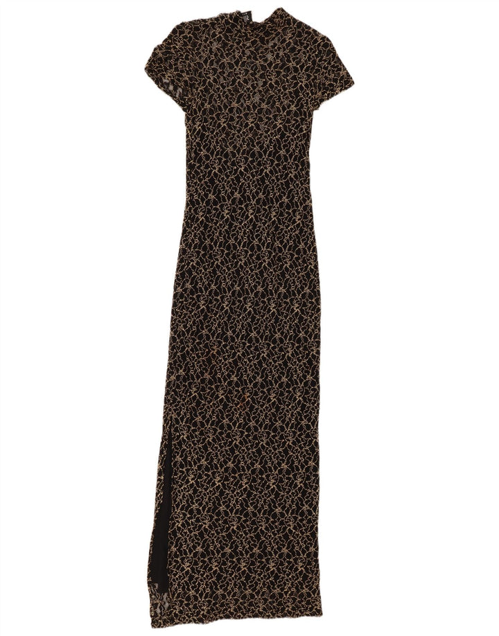 Rochie maxi din dantelă pentru femei WALLIS, UK 8, mică, neagră, florală, viscoză