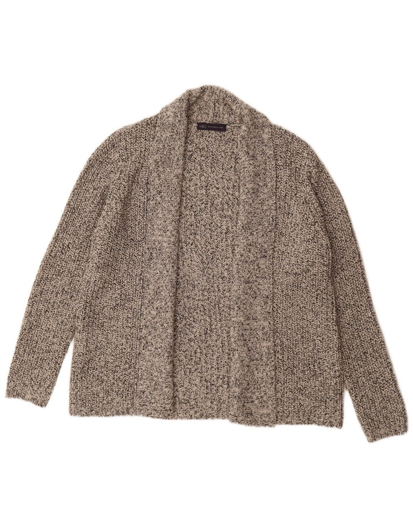 Pulover cardigan deschis pentru femei Marks & Spencer UK 16 mare, gri cu pete